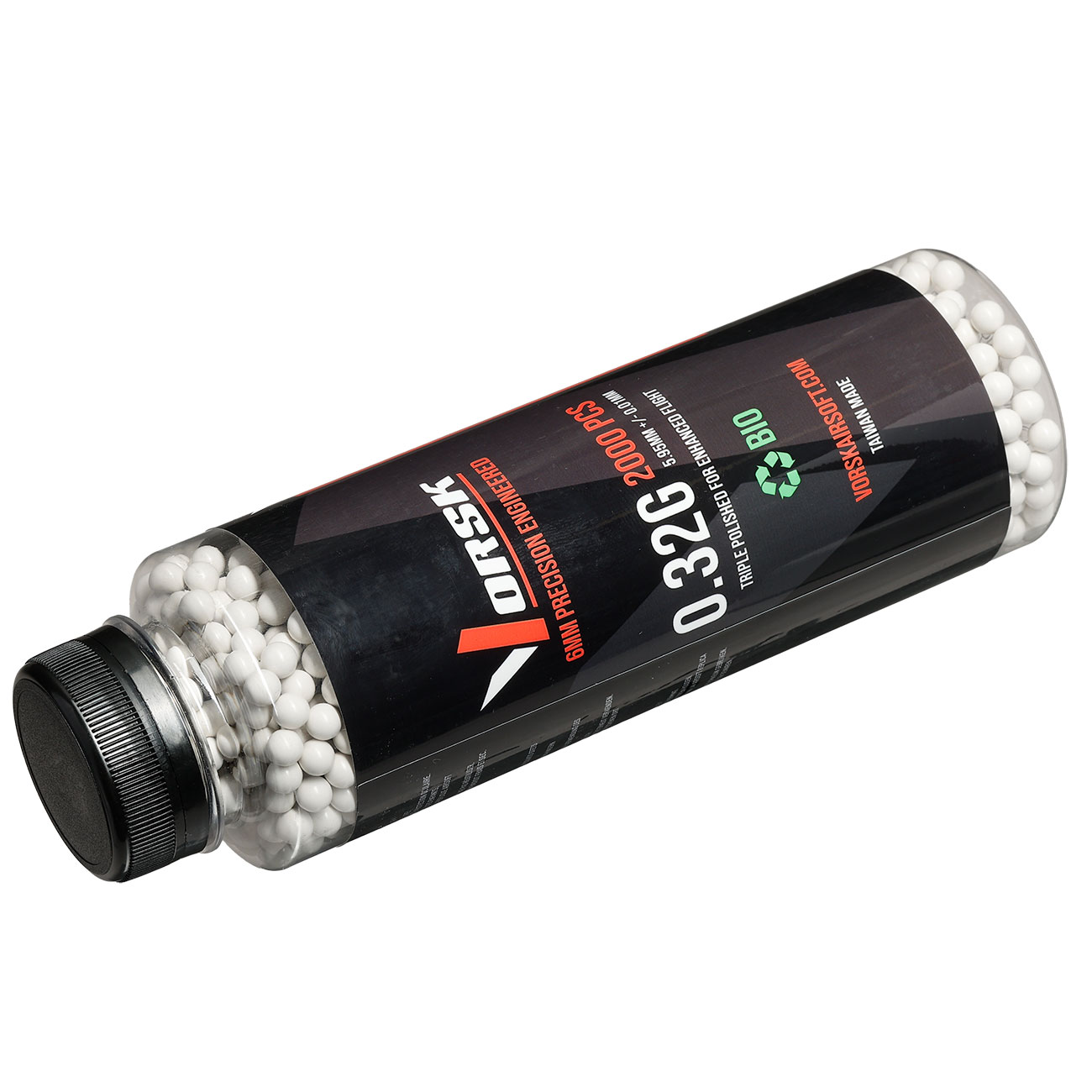 Vorsk Bio Triple Polished QC BBs 0,32g 2.000er Flasche weiss Bild 4