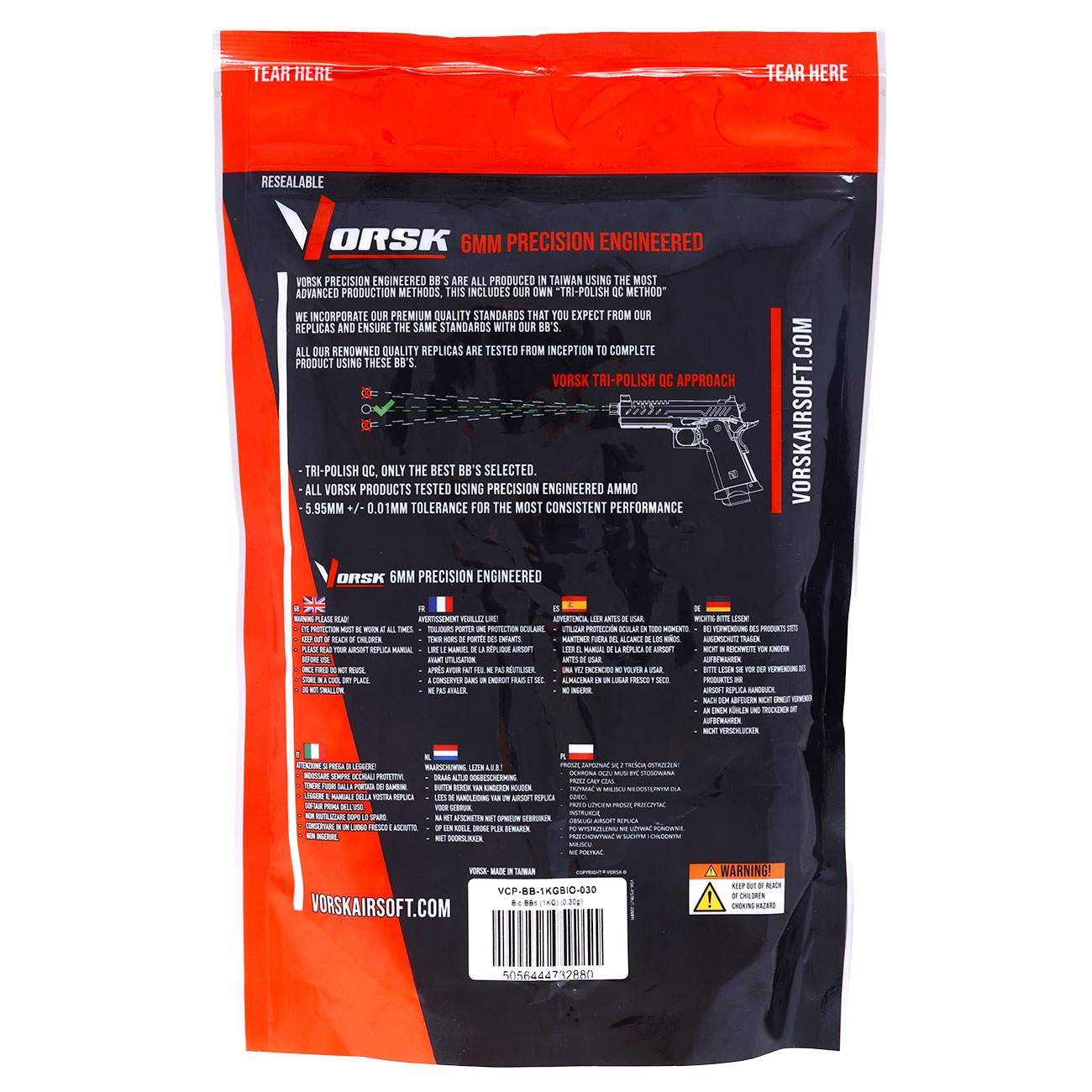 Vorsk Bio Triple Polished QC BBs 0,30g 3.330er / 1 kg Beutel weiss Bild 1