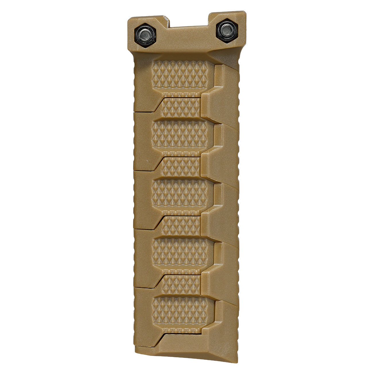 WoSport Stacked Modular Grip Frontgriff f. 20 - 22 mm Schienen tan Bild 5
