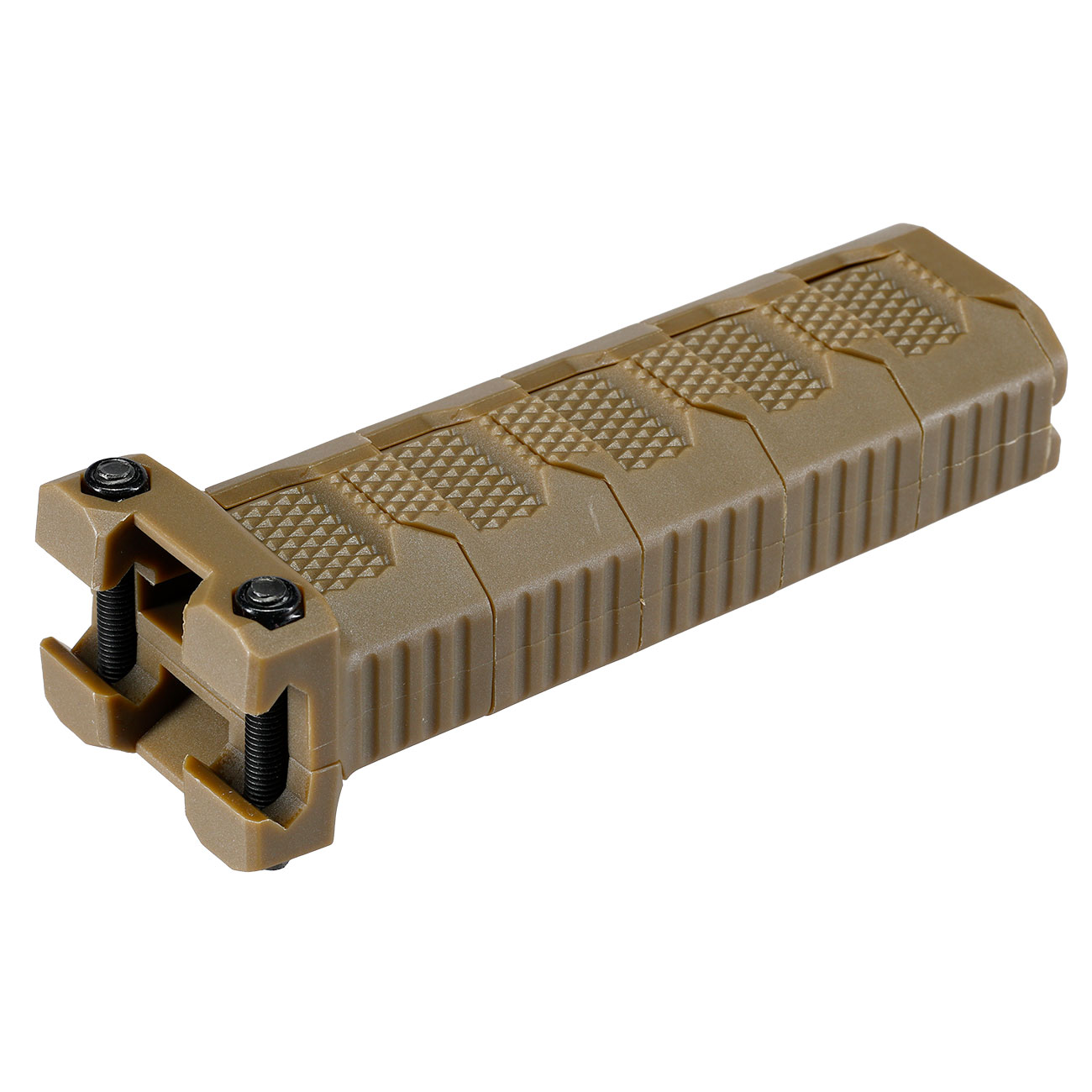 WoSport Stacked Modular Grip Frontgriff f. 20 - 22 mm Schienen tan Bild 6