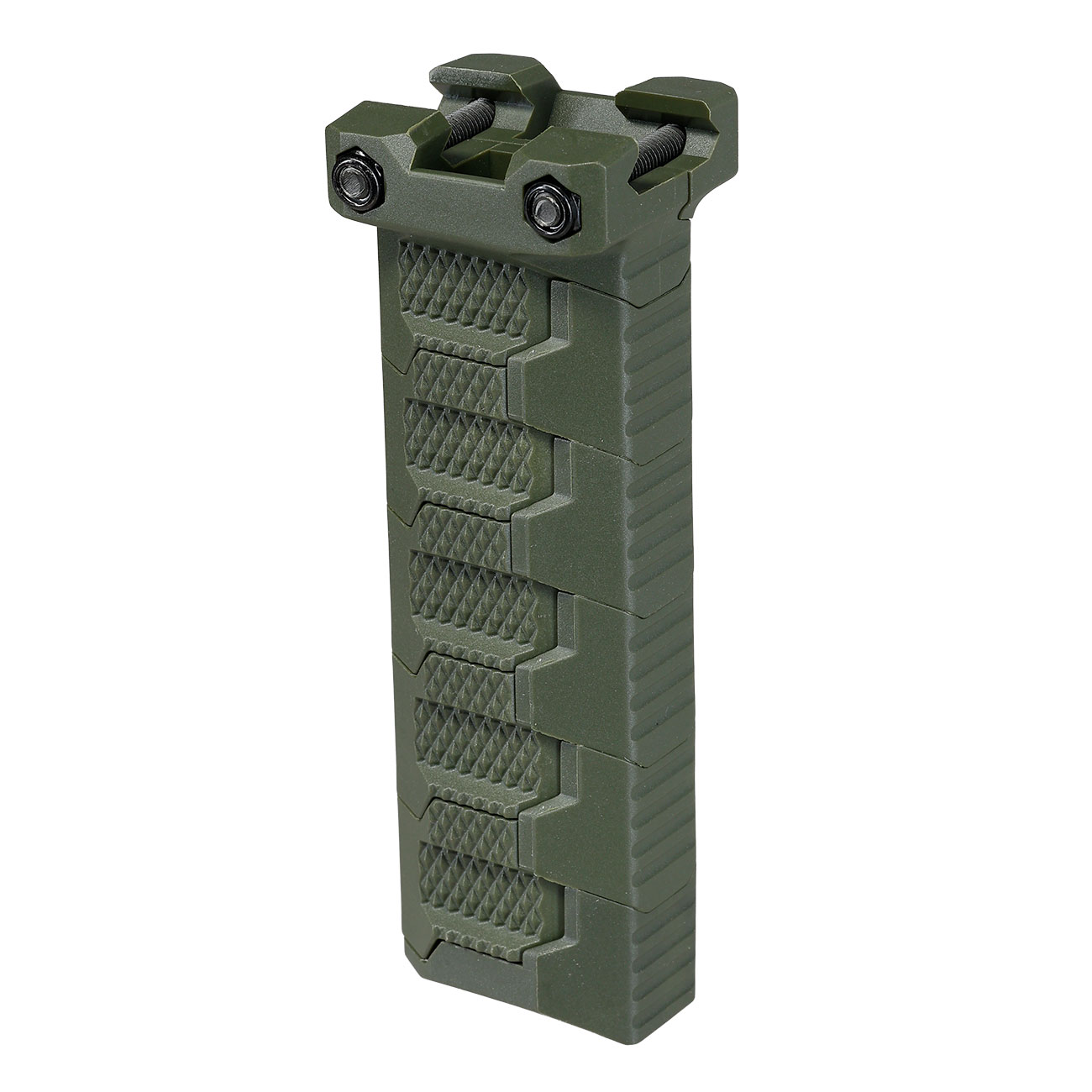 WoSport Stacked Modular Grip Frontgriff f. 20 - 22 mm Schienen oliv Bild 3