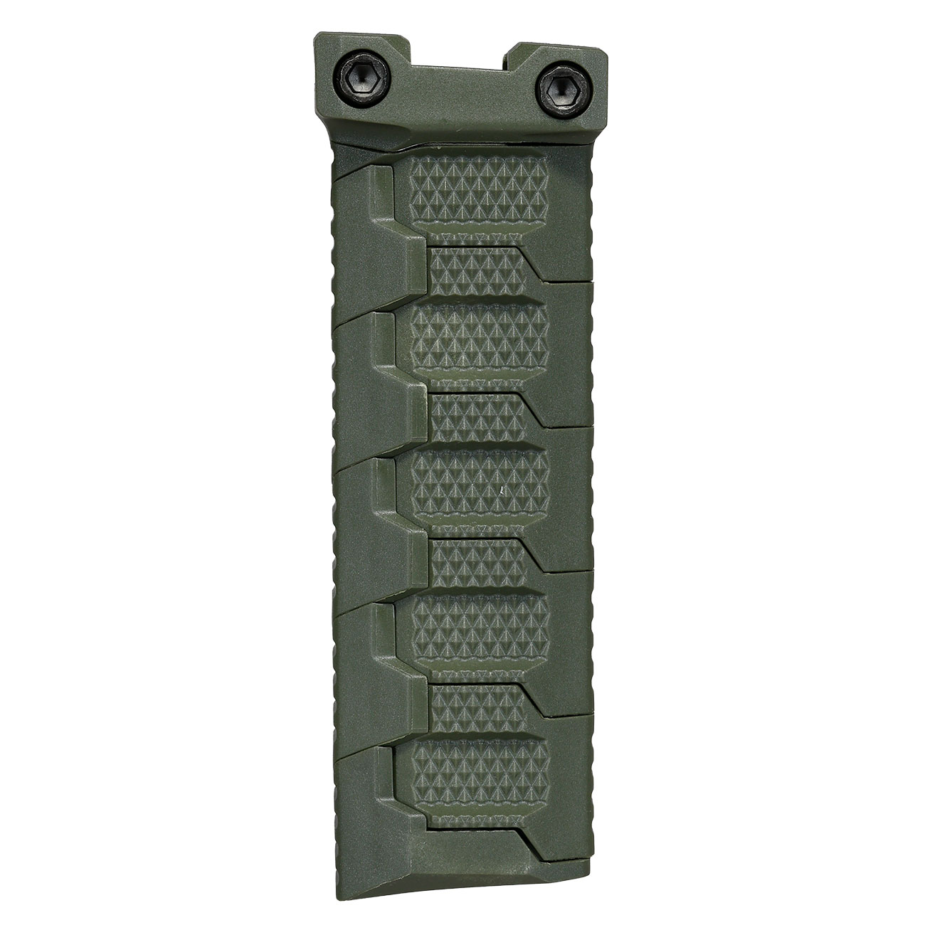 WoSport Stacked Modular Grip Frontgriff f. 20 - 22 mm Schienen oliv Bild 4
