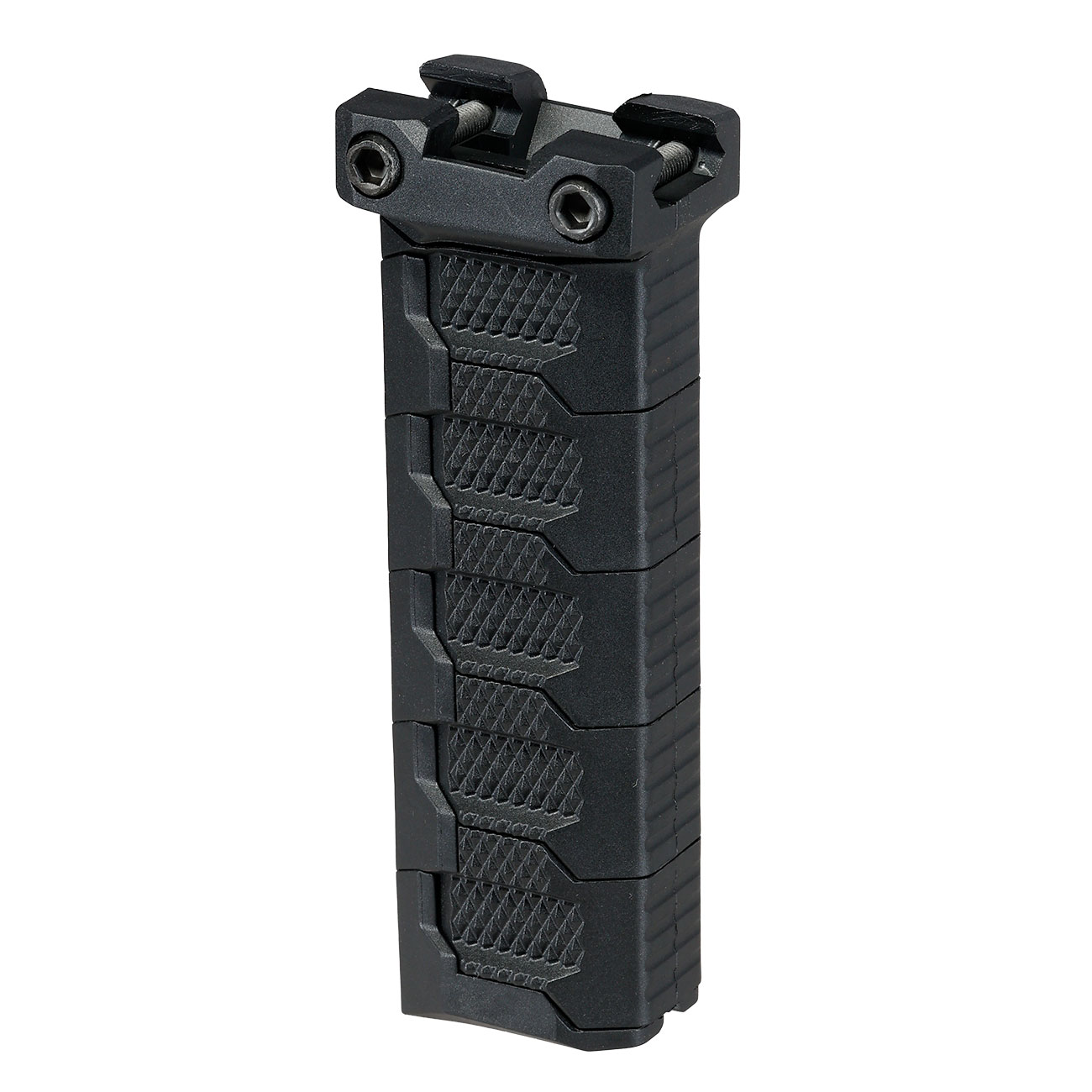 WoSport Stacked Modular Grip Frontgriff f. 20 - 22 mm Schienen schwarz Bild 2