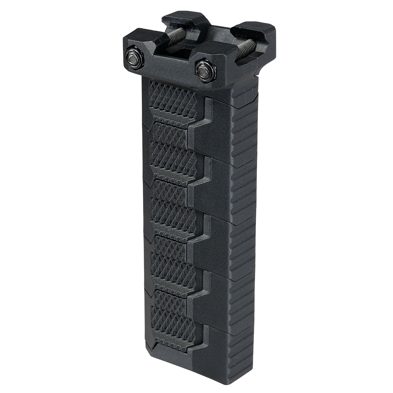 WoSport Stacked Modular Grip Frontgriff f. 20 - 22 mm Schienen schwarz Bild 3