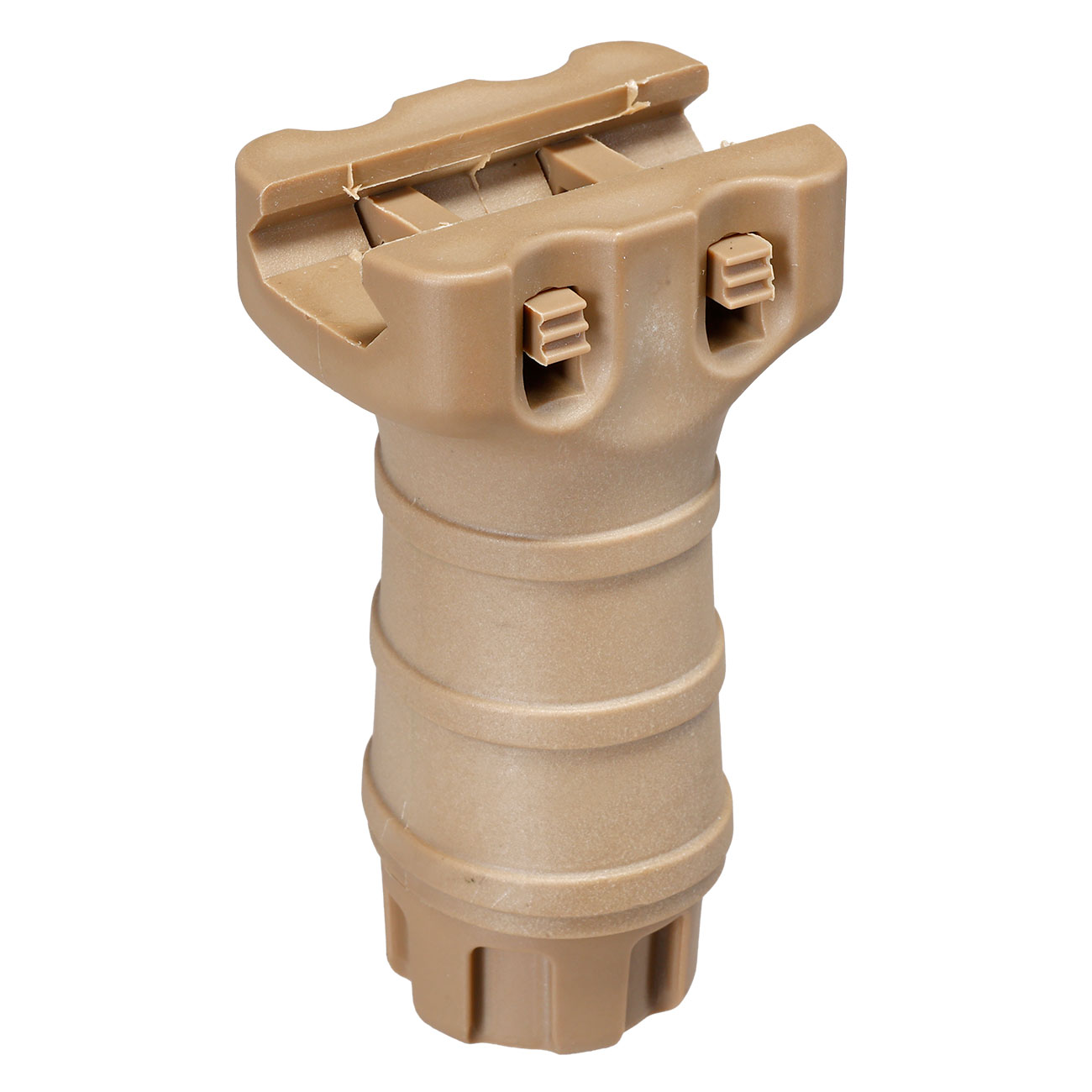 Double Bell TD-Style Stubby Frontgriff f. 20 - 22 mm Schienen tan