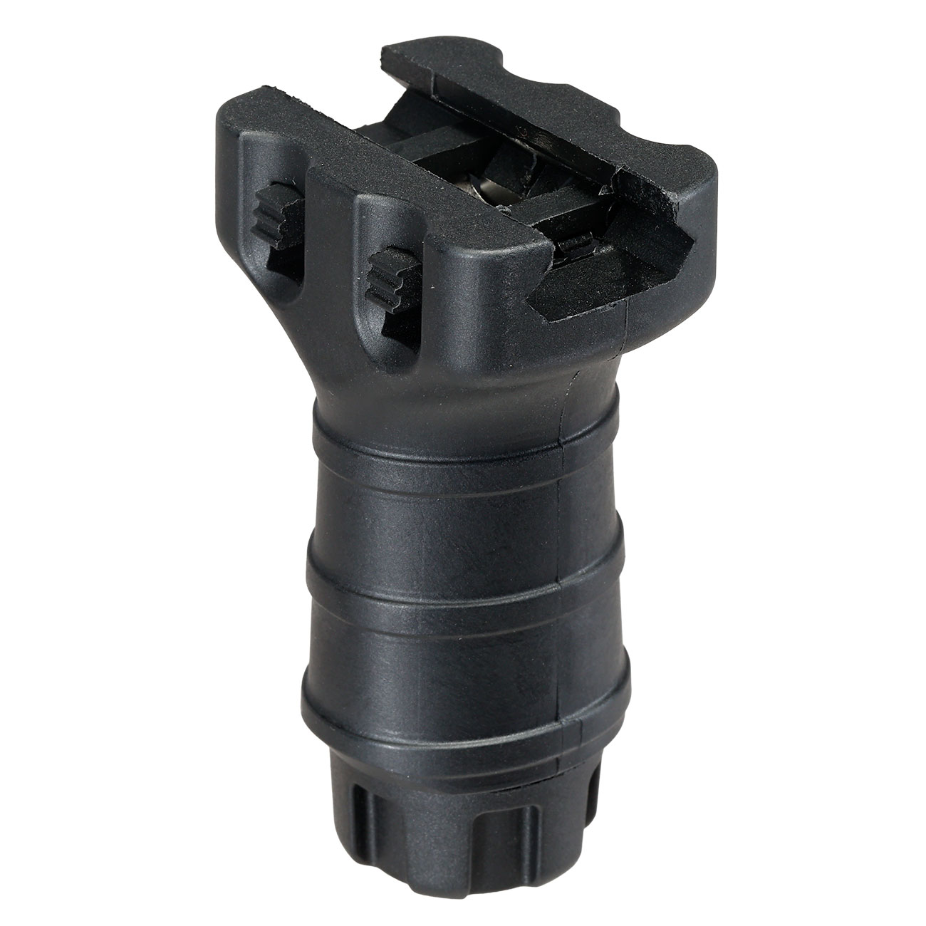 Double Bell TD-Style Stubby Frontgriff f. 20 - 22 mm Schienen schwarz Bild 1