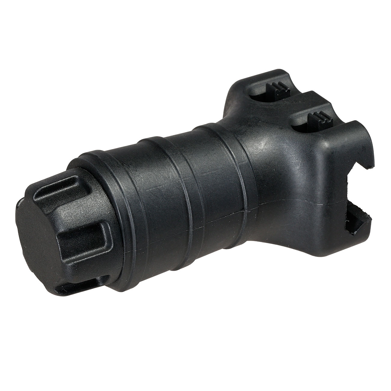 Double Bell TD-Style Stubby Frontgriff f. 20 - 22 mm Schienen schwarz Bild 5