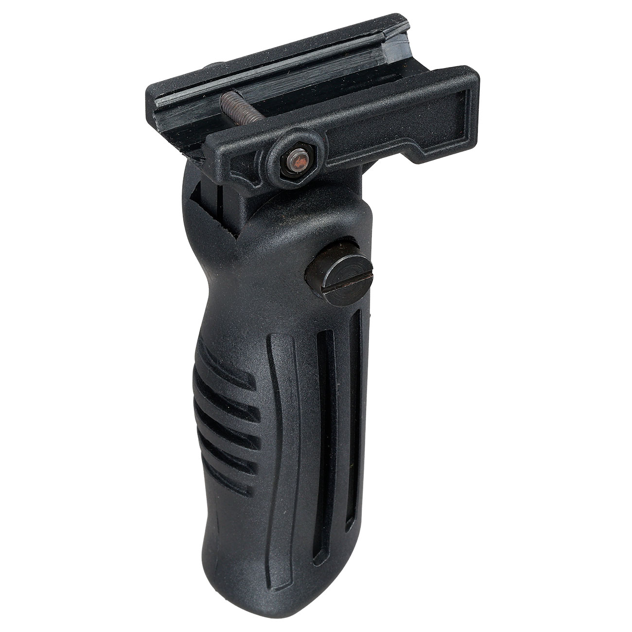 Double Bell Folding Vertical Frontgriff f. 20 - 22 mm Schienen schwarz