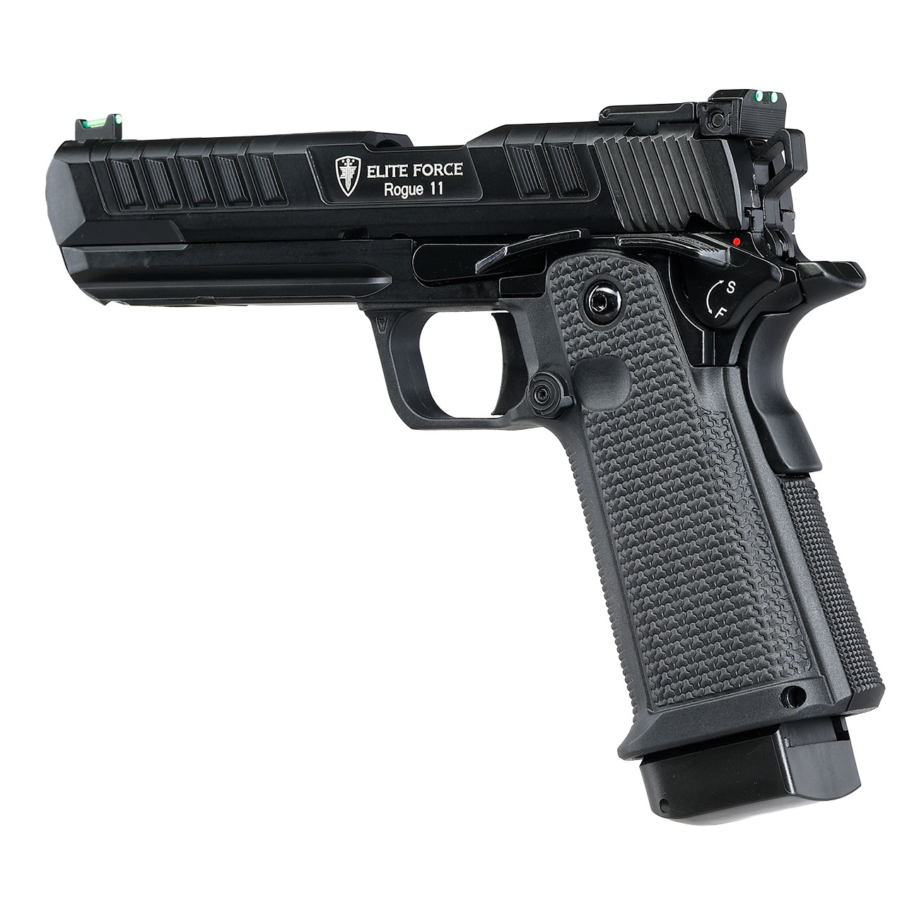 Elite Force Rogue 11 Vollmetall Airsoftpistole CO2BB 6mm BB schwarz Bild 10