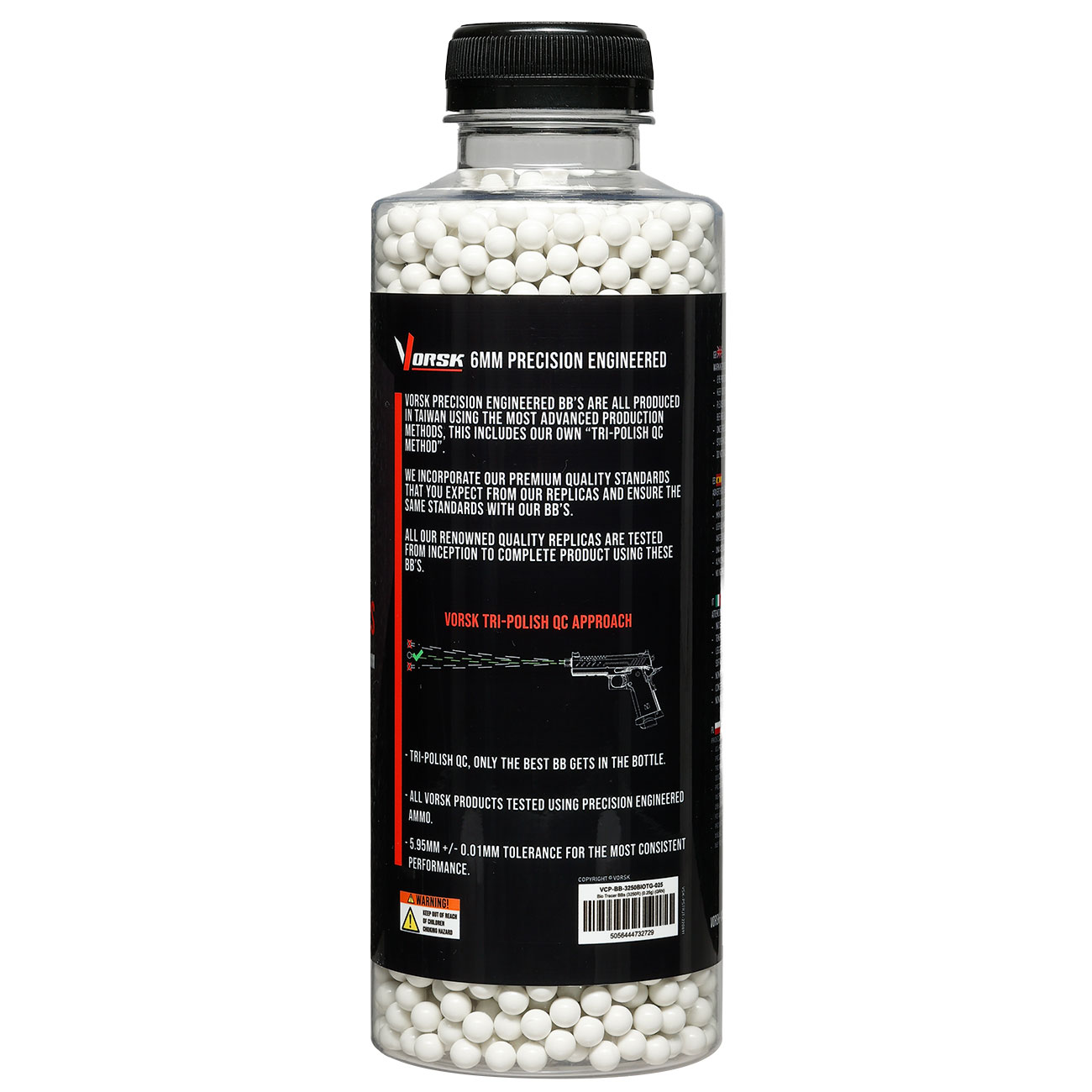 Vorsk Bio Tracer Triple Polished QC BBs 0,25g 3.250er Flasche gr�n Bild 1
