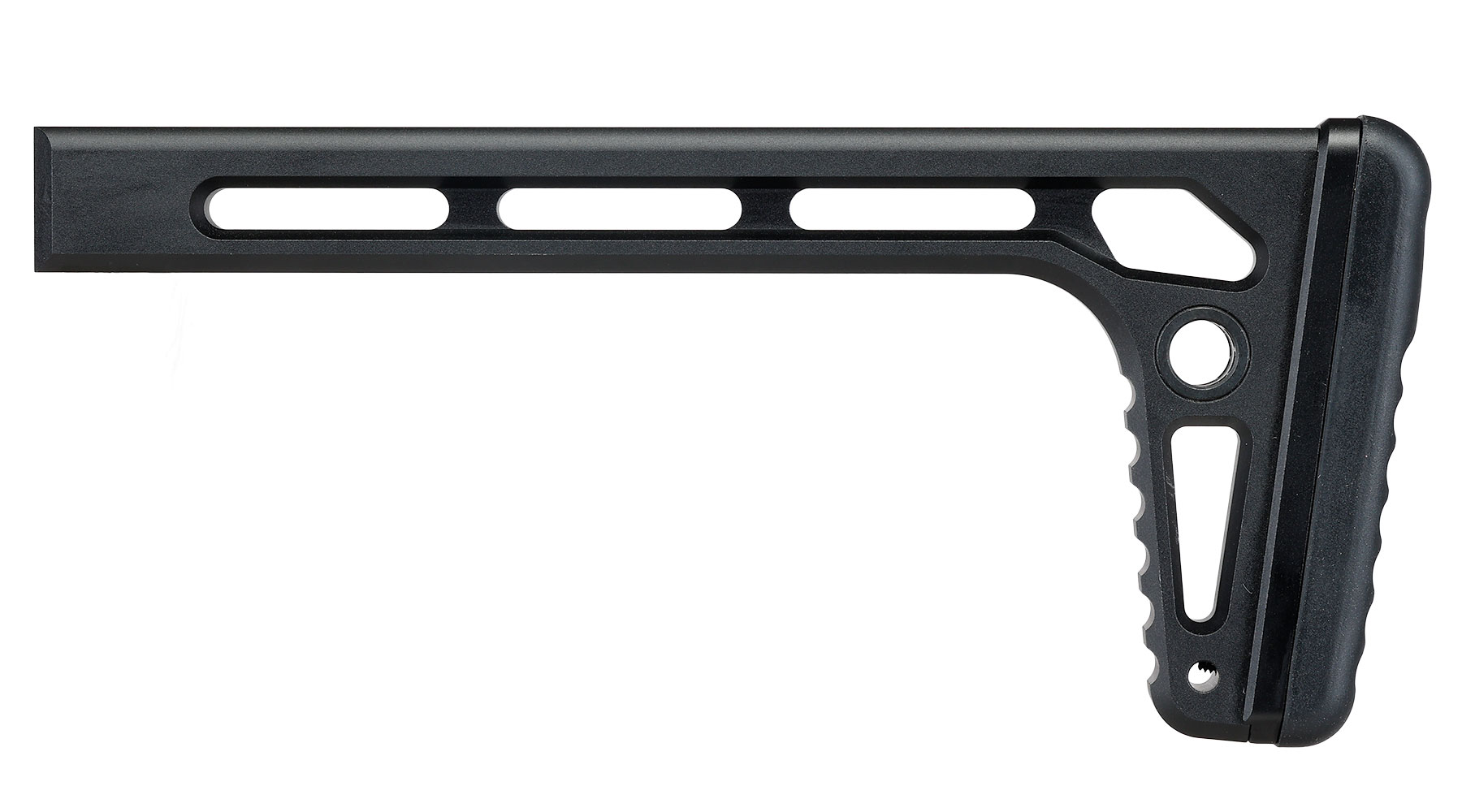 5KU Aluminium Minimalist Skeleton Klappschaft f. 20 - 22 mm Schienen schwarz Bild 1