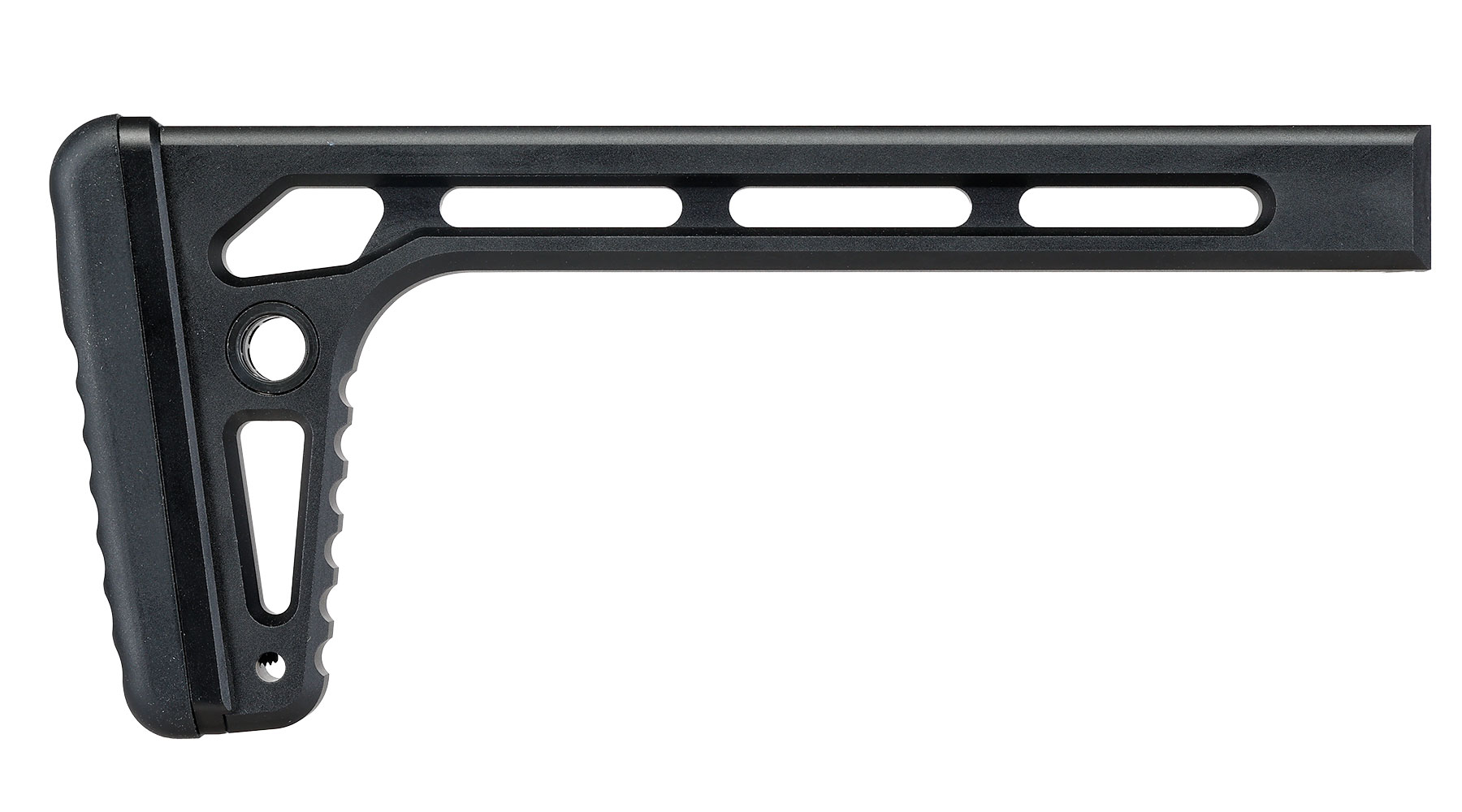 5KU Aluminium Minimalist Skeleton Klappschaft f. 20 - 22 mm Schienen schwarz Bild 2