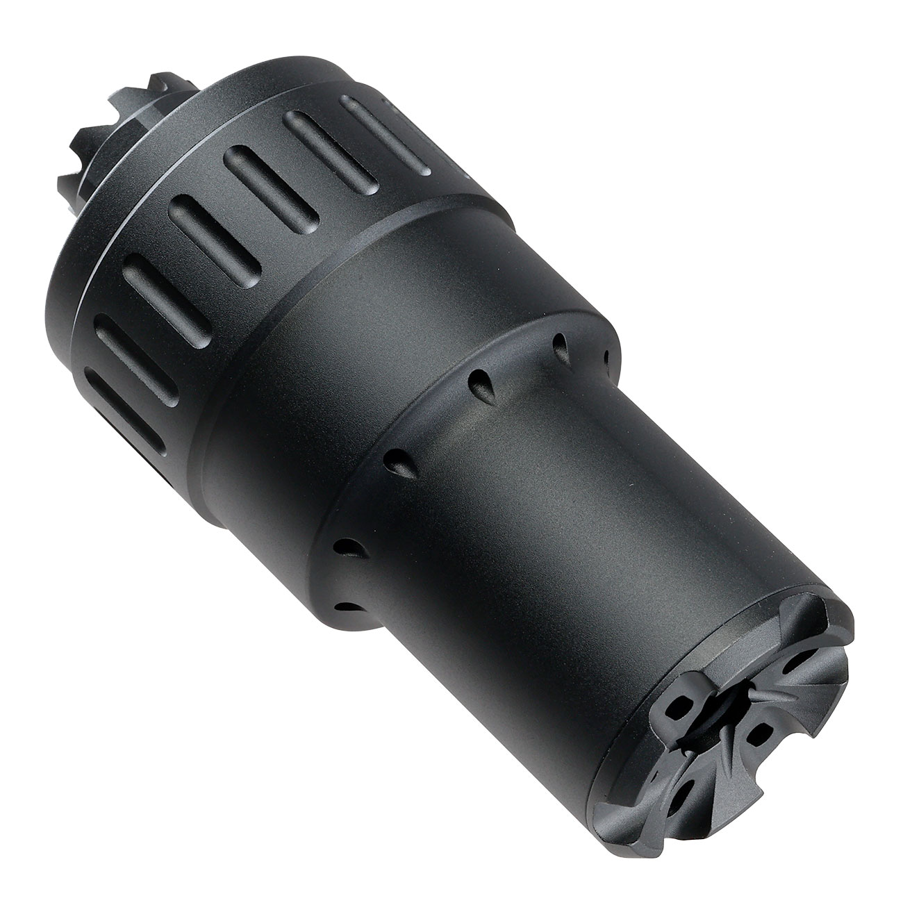 5KU Tactical SF 9x19 CNC Aluminium Flash-Hider 14mm- schwarz Bild 2
