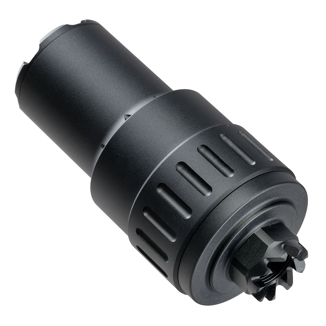 5KU Tactical SF 9x19 CNC Aluminium Flash-Hider 14mm- schwarz Bild 3