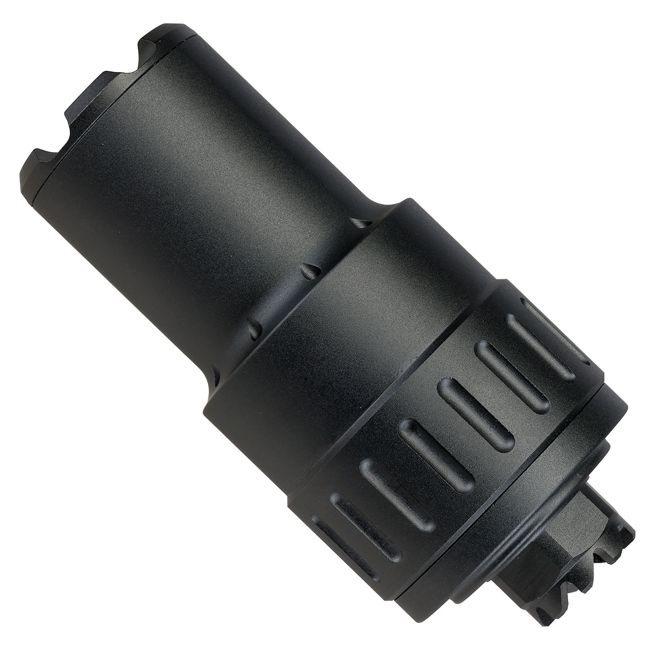 5KU Tactical SF 9x19 CNC Aluminium Flash-Hider 14mm- schwarz Bild 4