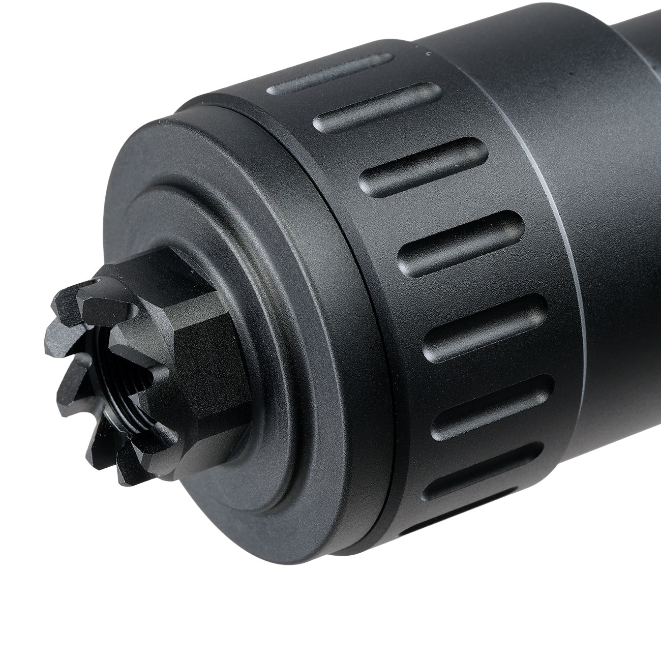 5KU Tactical SF 9x19 CNC Aluminium Flash-Hider 14mm- schwarz Bild 7