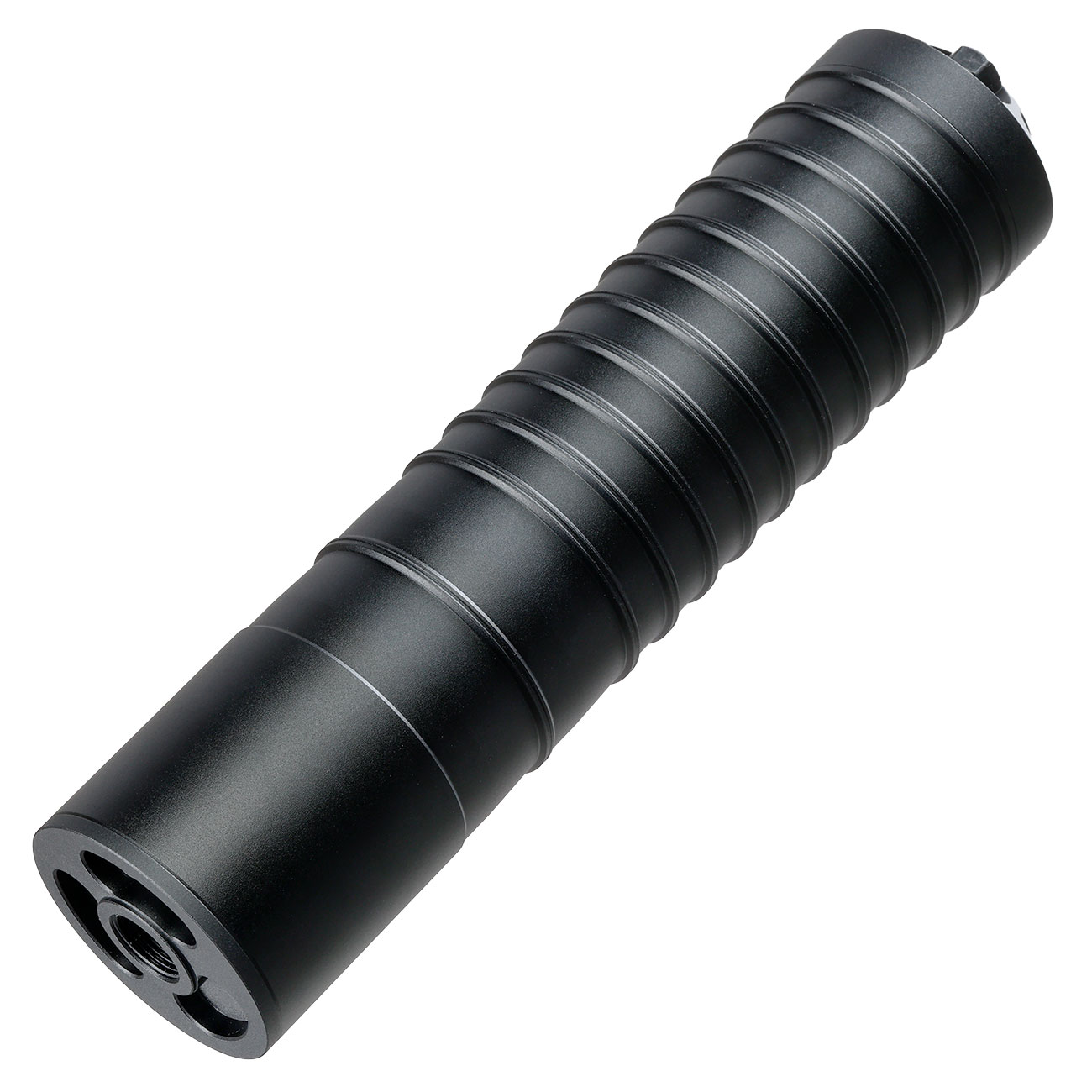 5KU DTKP Type 2 Hexagon Aluminium AK Suppressor 14mm- schwarz Bild 3