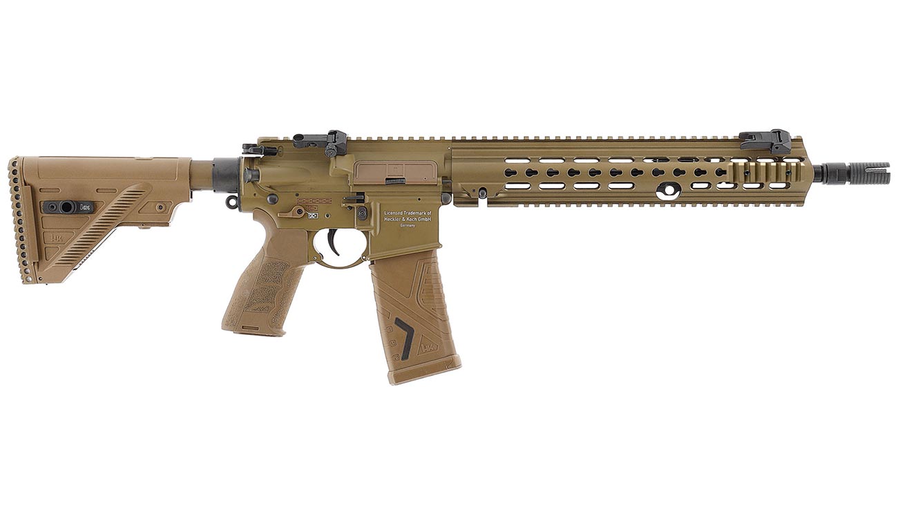 Heckler & Koch G95K Airsoft Vollmetall ETU / MosFet S-AEG 6mm BB gr�nbraun Bild 2
