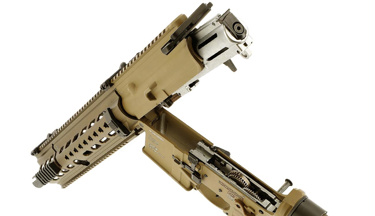 Heckler & Koch G95K Airsoft Vollmetall ETU / MosFet S-AEG 6mm BB gr�nbraun Bild 11
