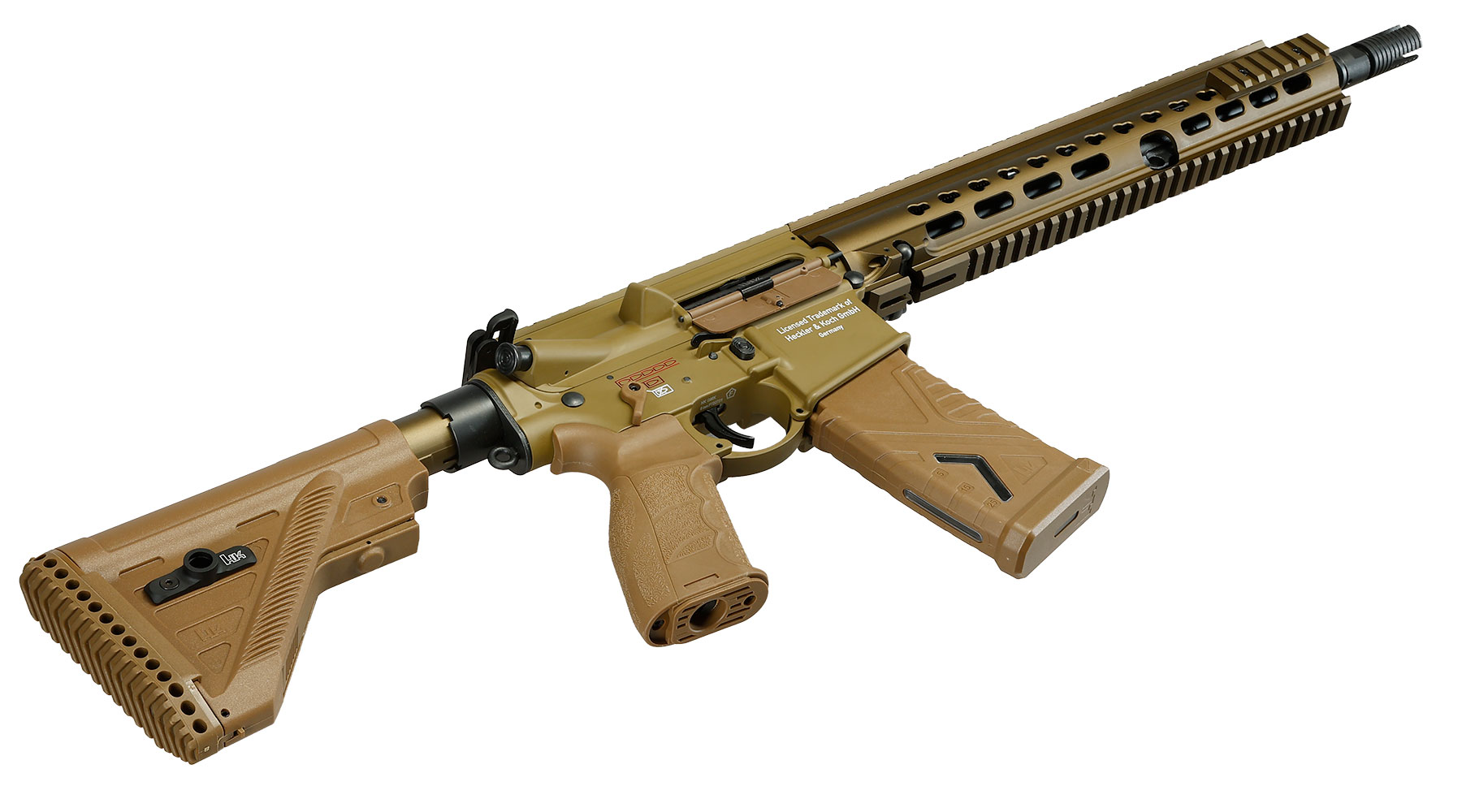 Heckler & Koch G95K Airsoft Vollmetall ETU / MosFet S-AEG 6mm BB gr�nbraun Bild 5