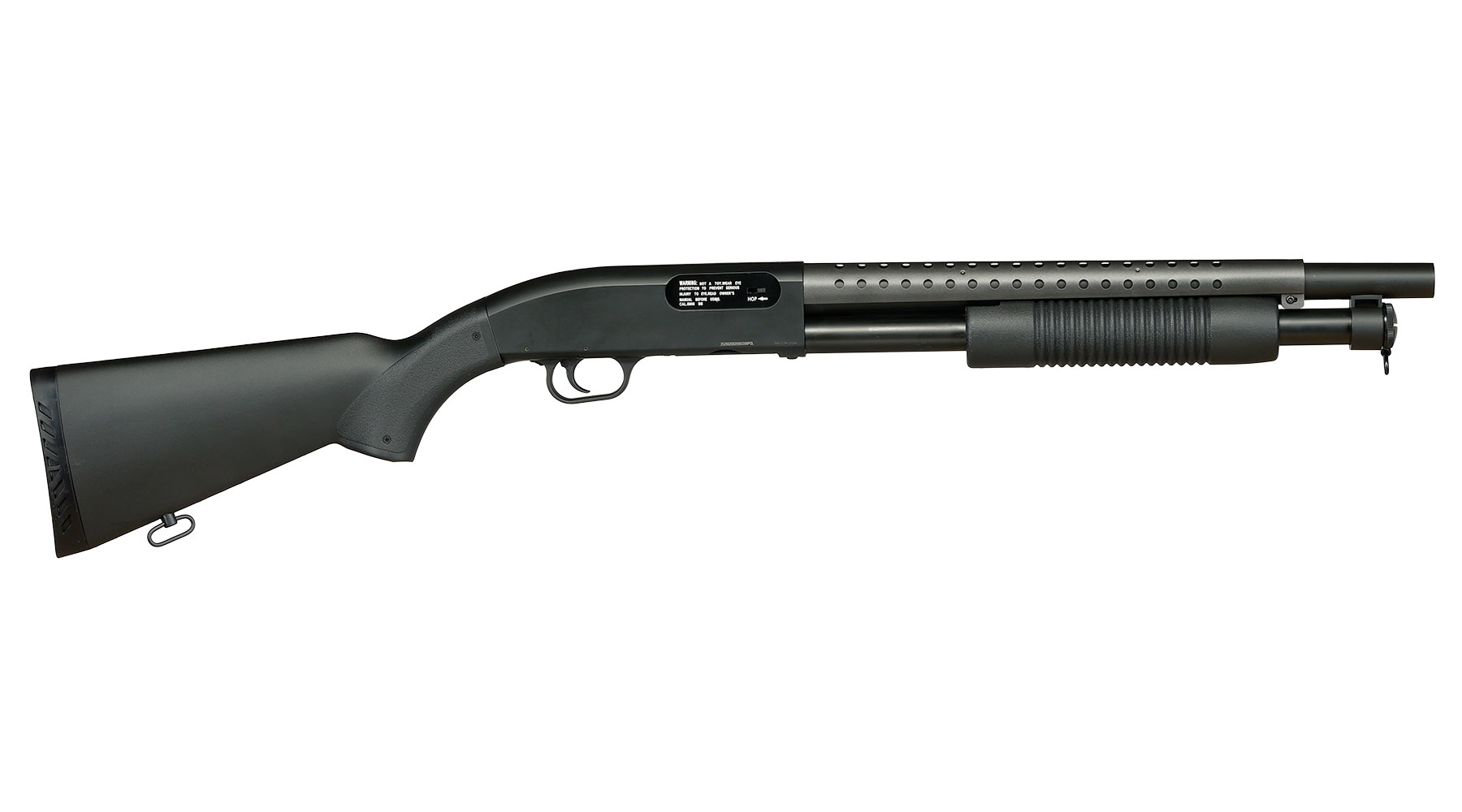 D.E. M500 Combat Shotgun Fixed Stock Version Springer 6mm BB schwarz Bild 3