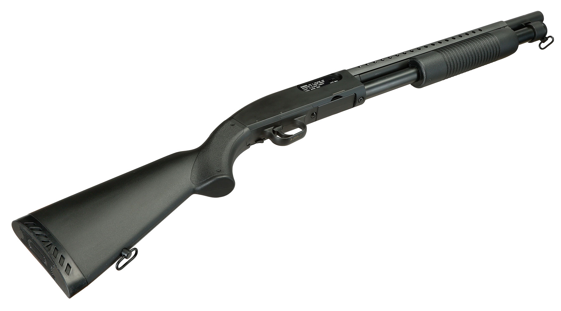 D.E. M500 Combat Shotgun Fixed Stock Version Springer 6mm BB schwarz Bild 5