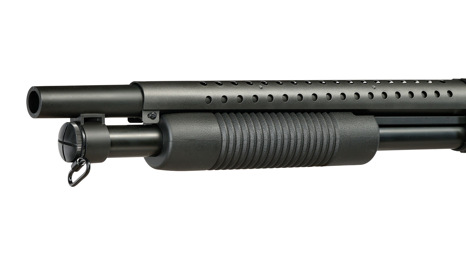 D.E. M500 Combat Shotgun Fixed Stock Version Springer 6mm BB schwarz Bild 6