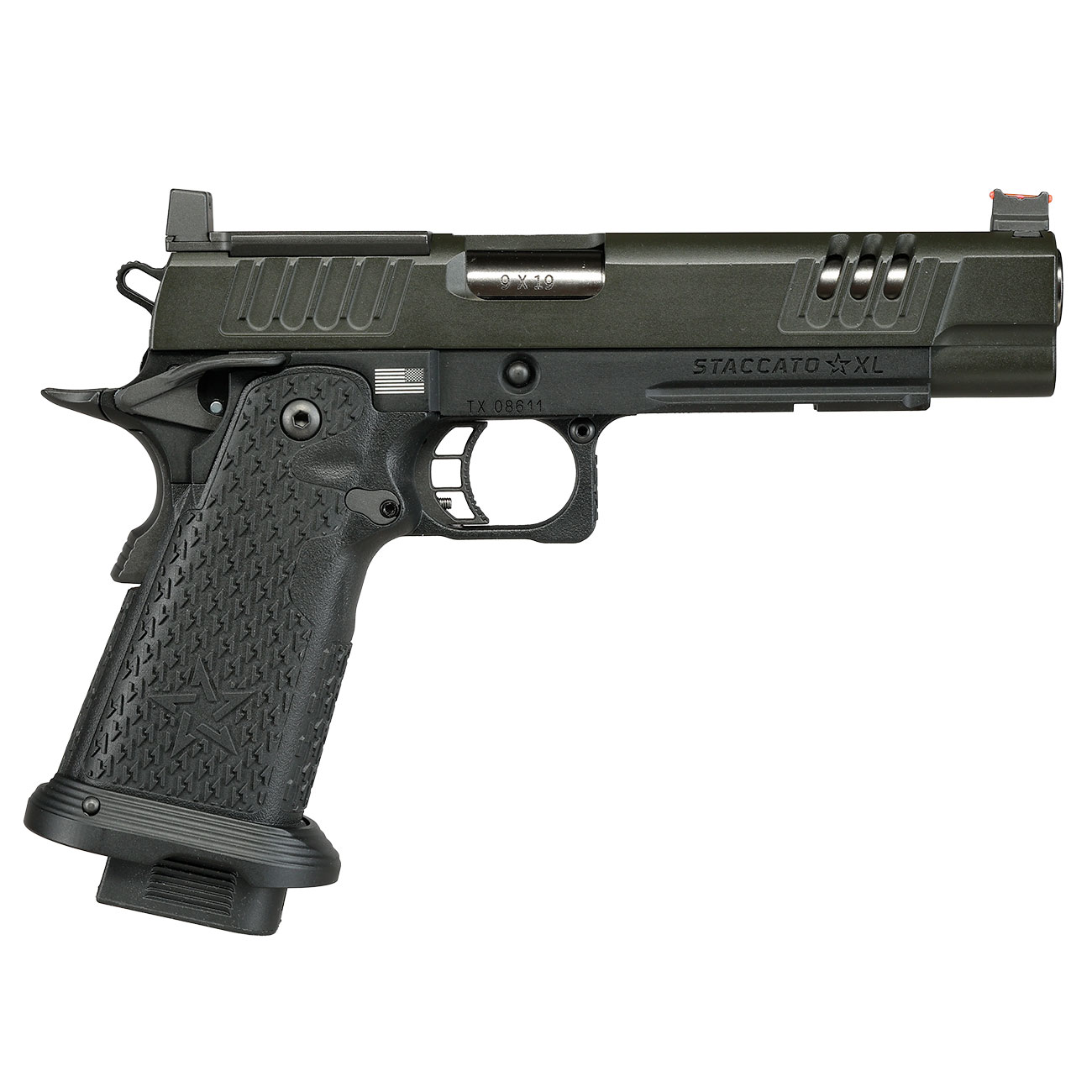 EMG Staccato 2011 XL Vollmetall VIP Grip GBB 6mm BB schwarz Bild 5