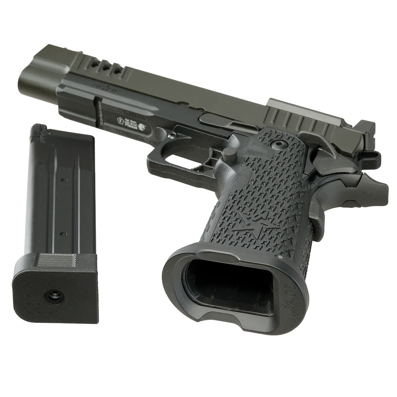 EMG Staccato 2011 XL Vollmetall VIP Grip GBB 6mm BB schwarz Bild 7