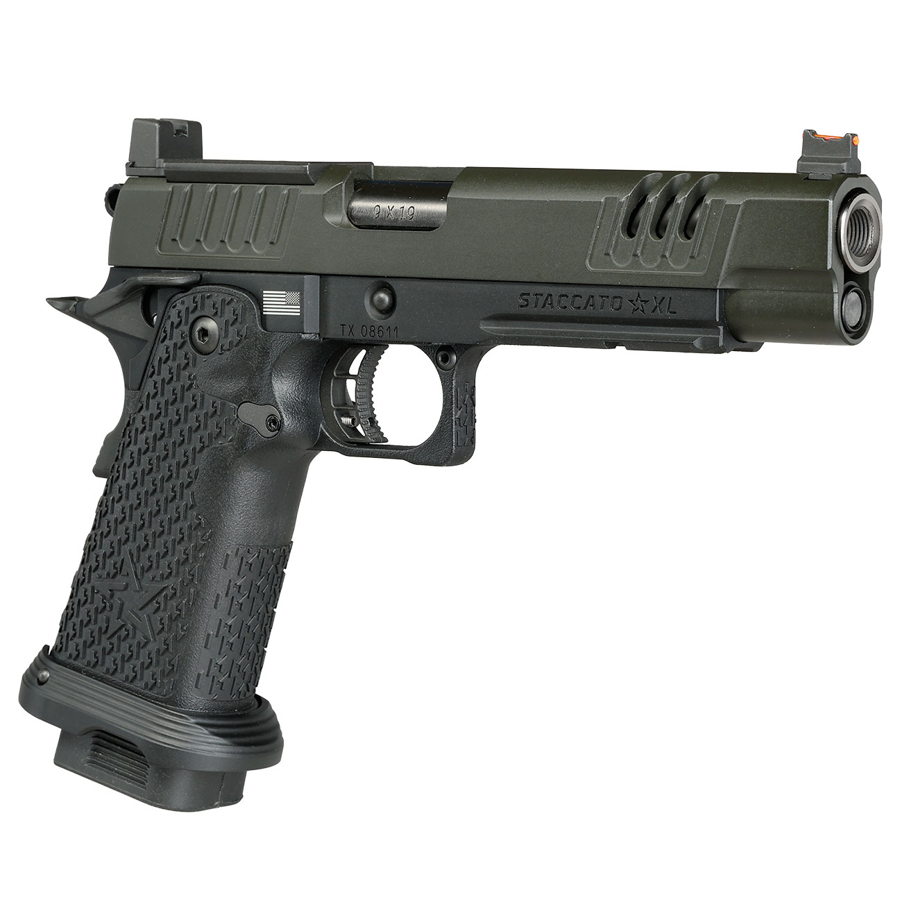 EMG Staccato 2011 XL Vollmetall VIP Grip GBB 6mm BB schwarz Bild 9