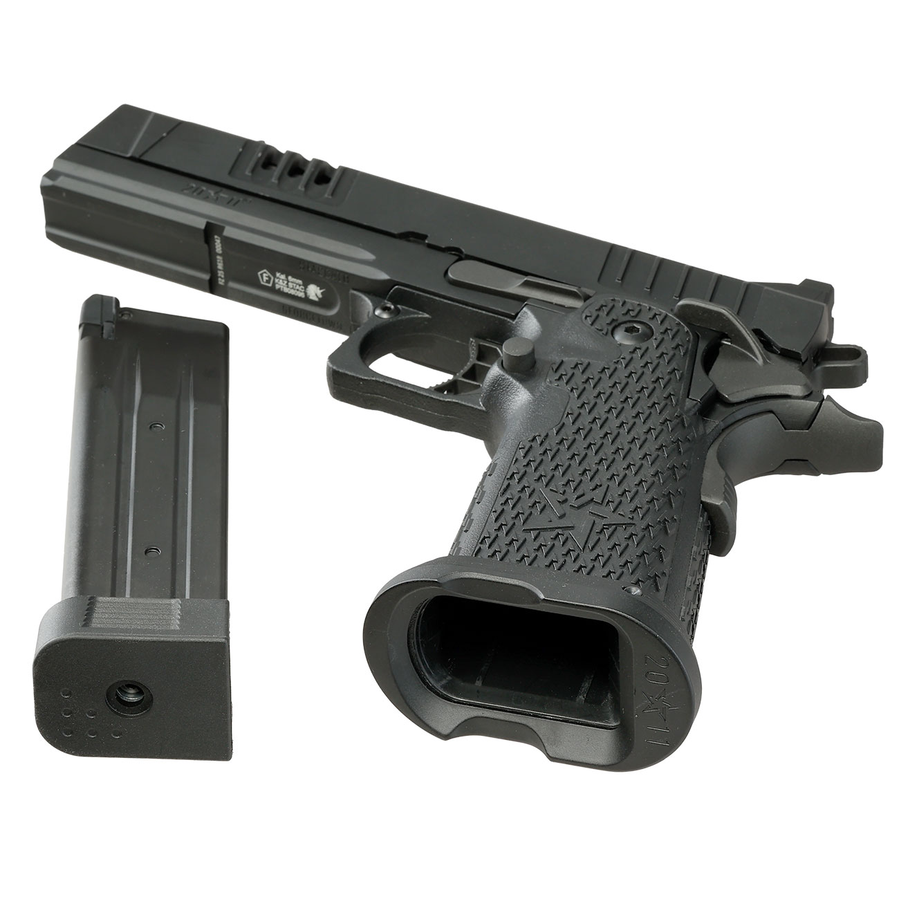 EMG Staccato 2011 XC Comp Vollmetall VIP Grip GBB 6mm BB schwarz Bild 7