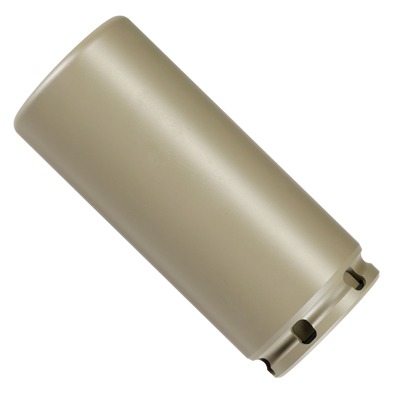 VFC QDC Style Aluminium Suppressor Quick Detach mit 3 Prong Stahl Flash-Hider 14mm- tan Bild 4