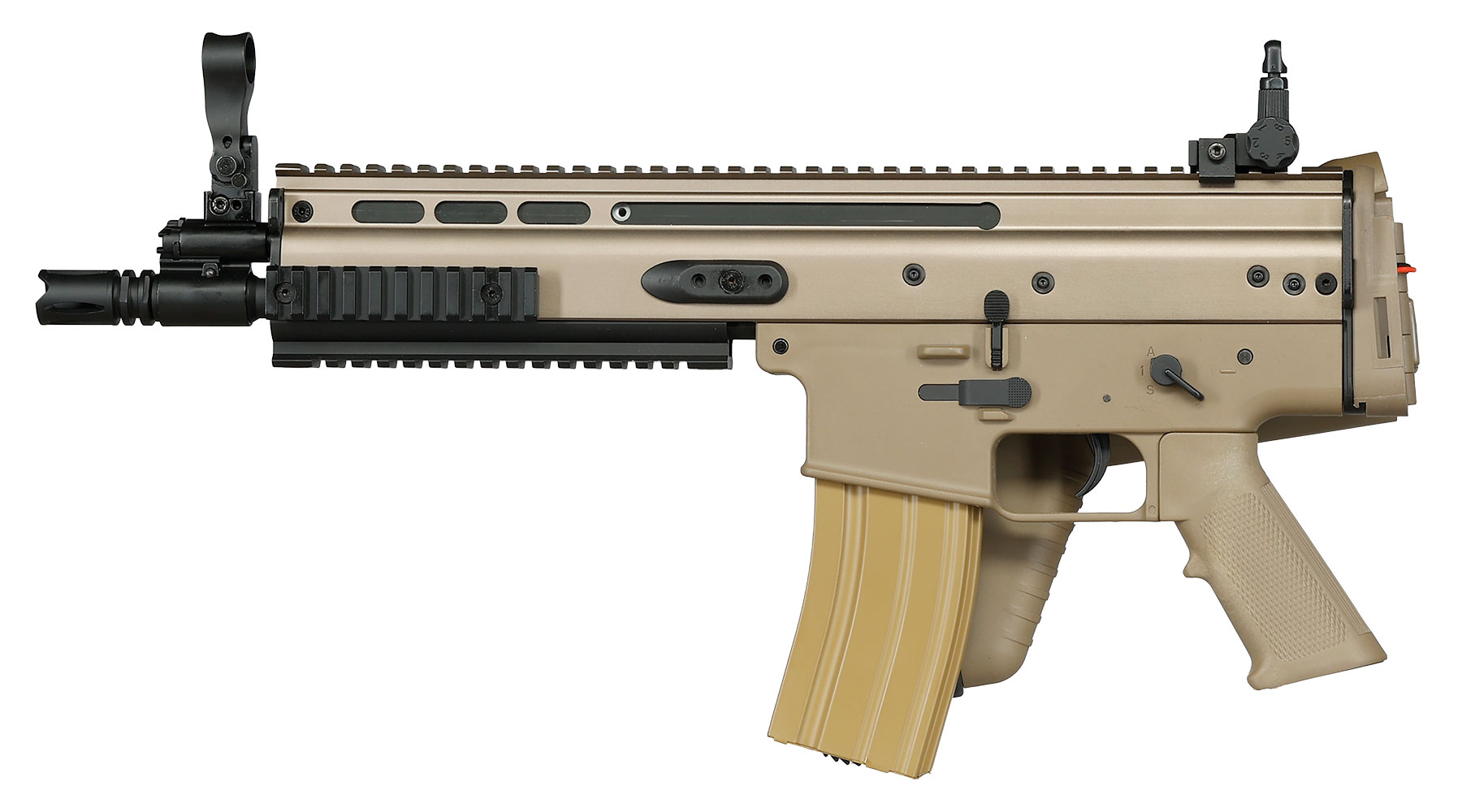 Double Bell Socom-L / MK16 Mod 0 Professional Line S-AEG 6 mm BB tan Bild 2
