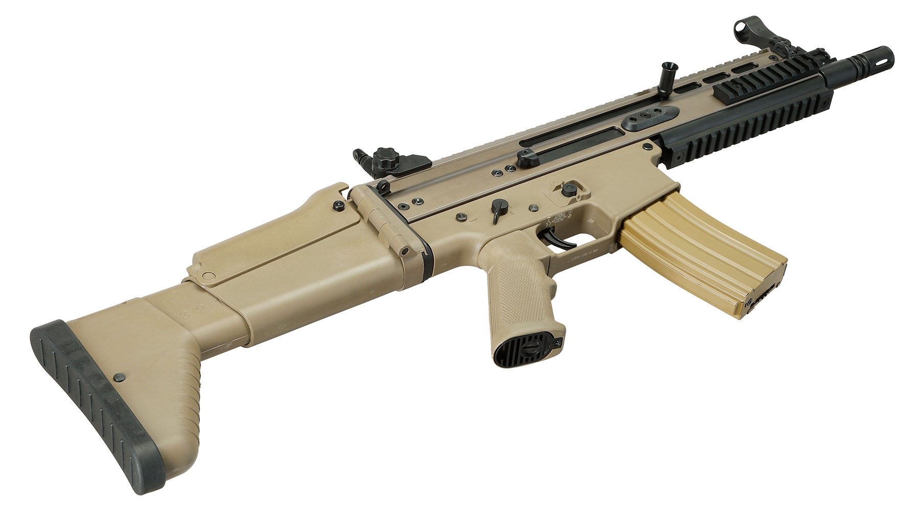 Double Bell Socom-L / MK16 Mod 0 Professional Line S-AEG 6 mm BB tan Bild 6