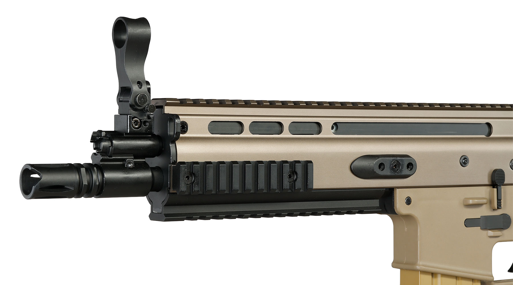 Double Bell Socom-L / MK16 Mod 0 Professional Line S-AEG 6 mm BB tan Bild 7