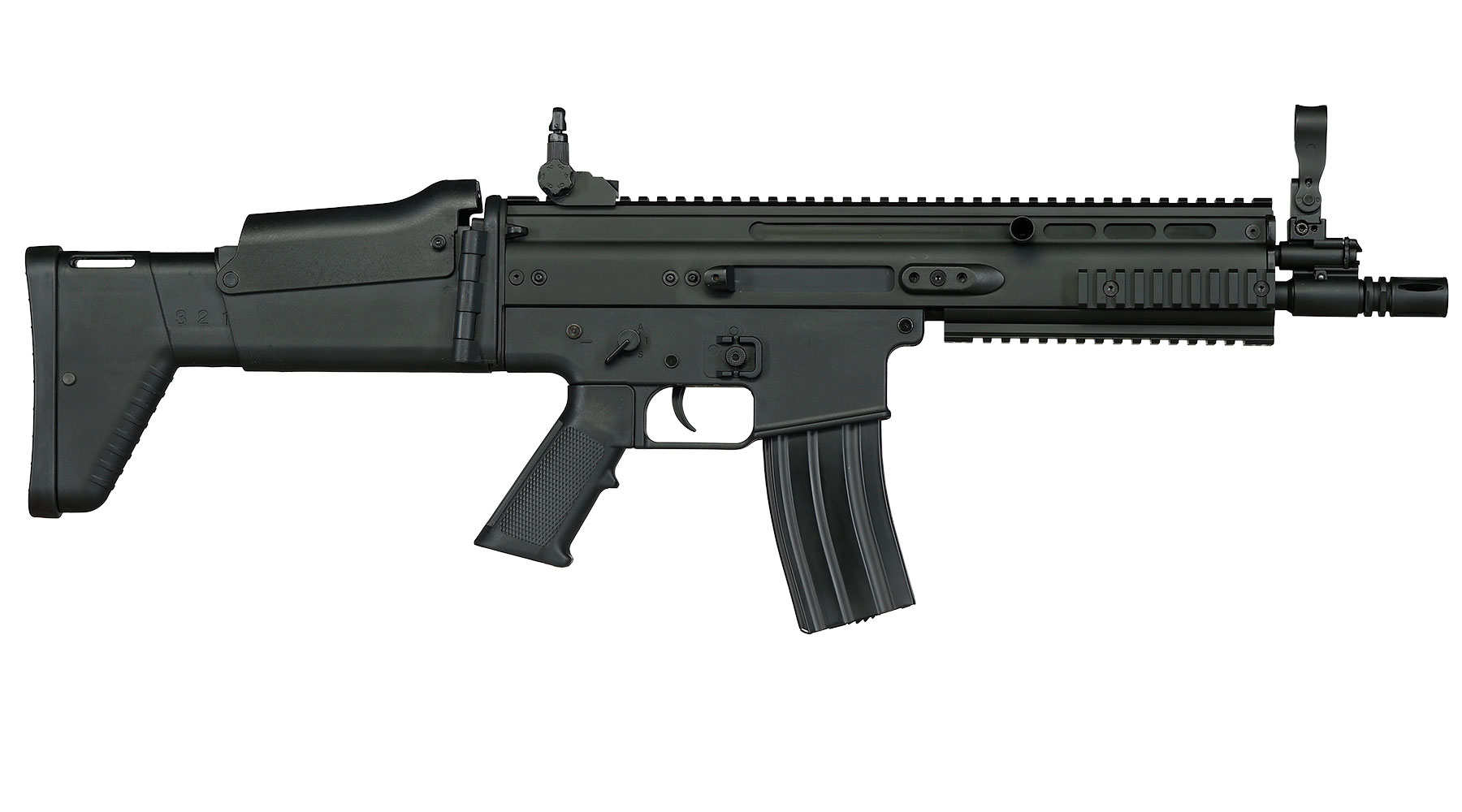 Double Bell Socom-L / MK16 Mod 0 Professional Line S-AEG 6 mm BB schwarz Bild 3