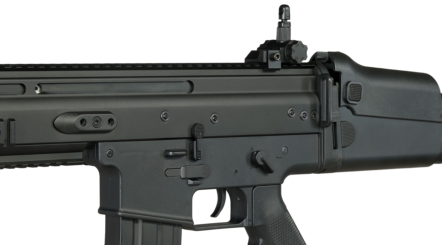 Double Bell Socom-L / MK16 Mod 0 Professional Line S-AEG 6 mm BB schwarz Bild 8