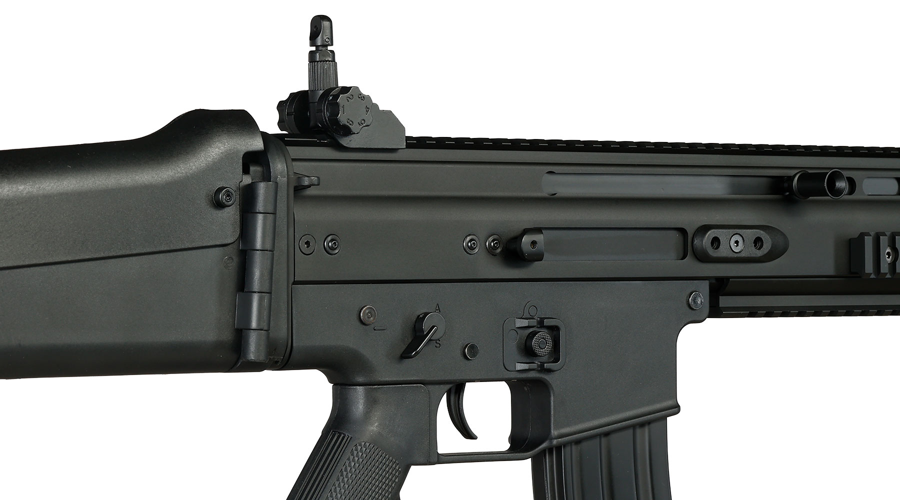 Double Bell Socom-L / MK16 Mod 0 Professional Line S-AEG 6 mm BB schwarz Bild 9