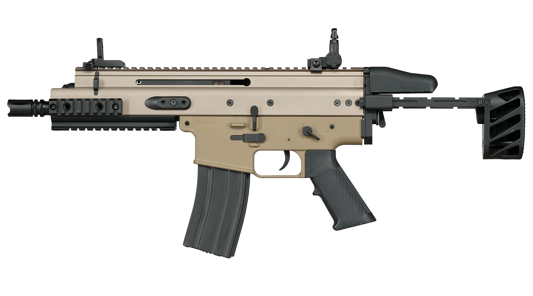 Double Bell Socom-SC Professional Line S-AEG 6 mm BB tan Bild 1
