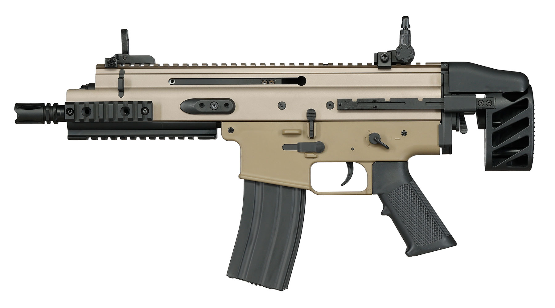 Double Bell Socom-SC Professional Line S-AEG 6 mm BB tan Bild 2