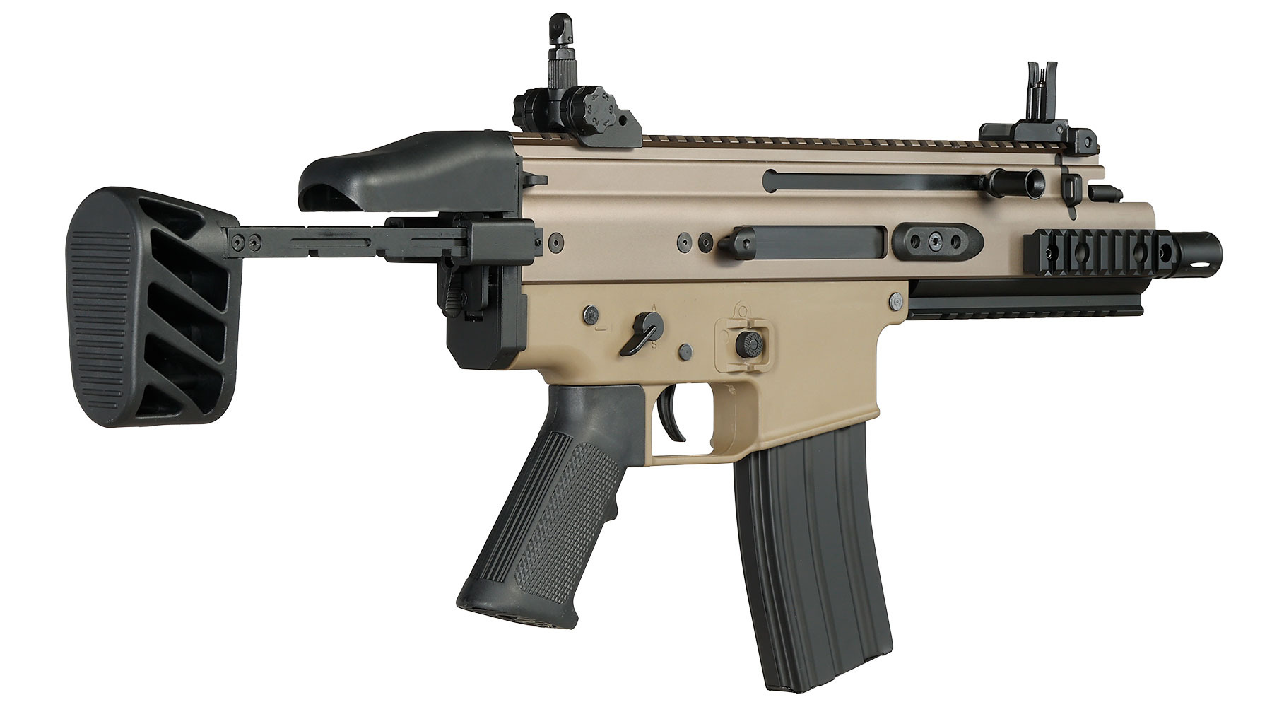 Double Bell Socom-SC Professional Line S-AEG 6 mm BB tan Bild 4