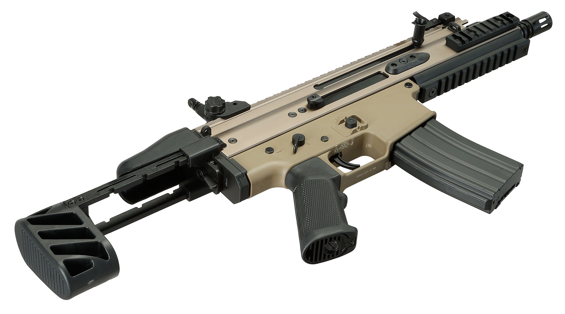 Double Bell Socom-SC Professional Line S-AEG 6 mm BB tan Bild 6