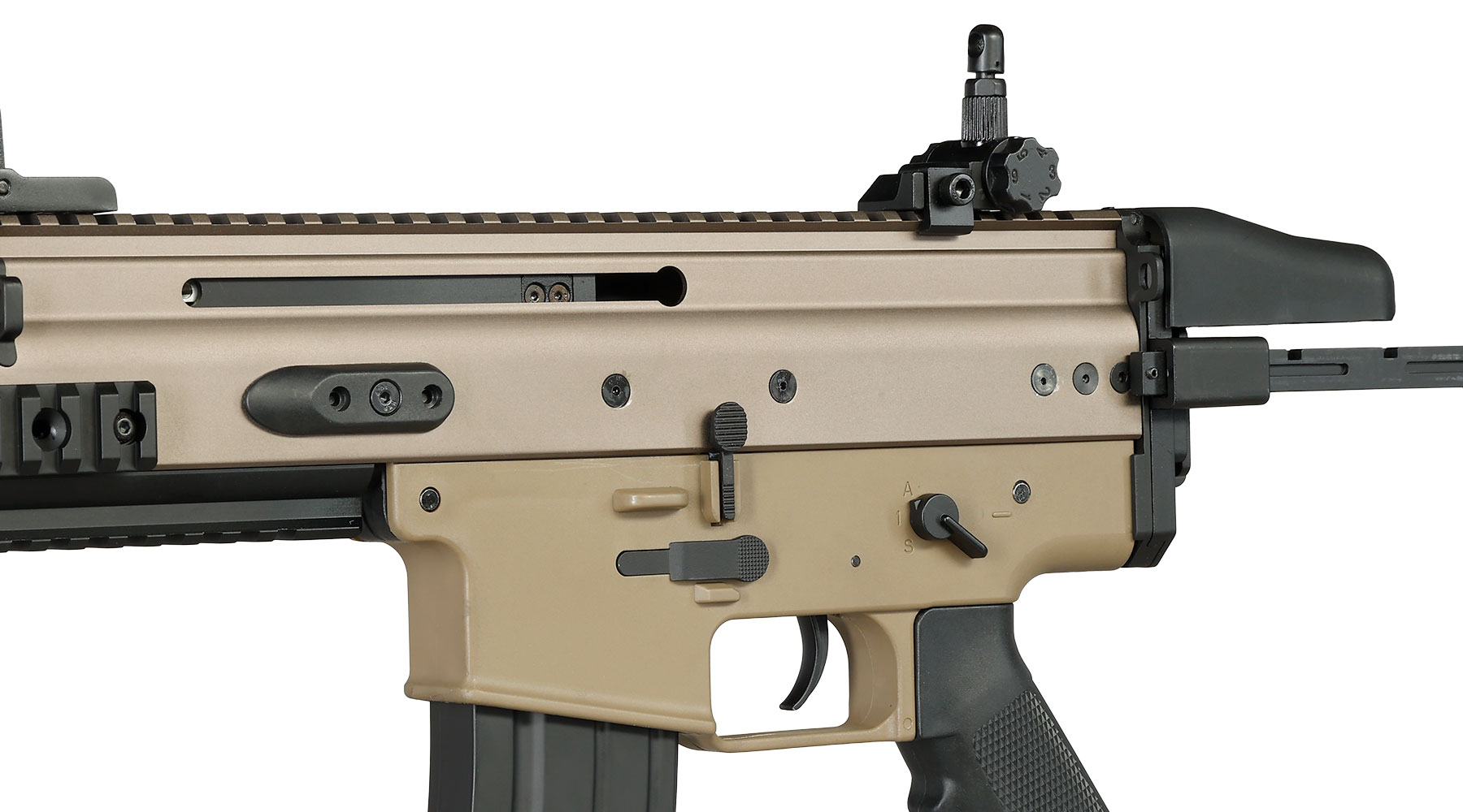 Double Bell Socom-SC Professional Line S-AEG 6 mm BB tan Bild 8
