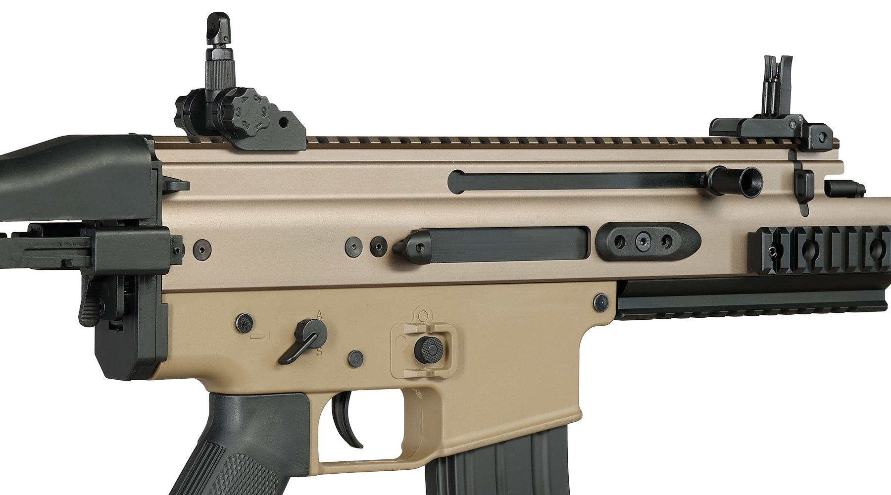 Double Bell Socom-SC Professional Line S-AEG 6 mm BB tan Bild 9