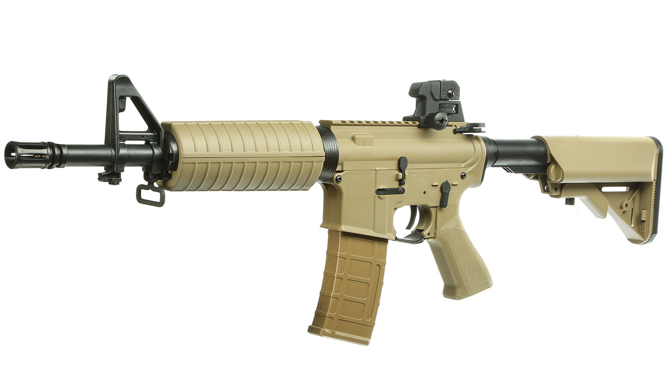 SRC SR4-PE Airsoft Light Sport Series AEG 6mm BB Airsoft Desert Tan