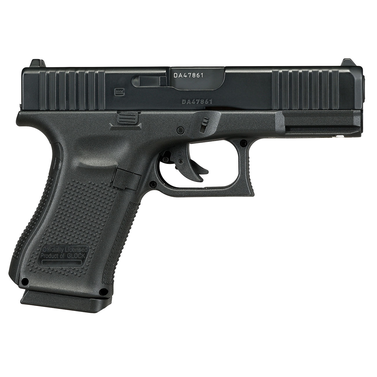 Glock 19 Gen. 5 Airsoft mit Metallschlitten CO2 NBB 6mm BB schwarz Bild 4