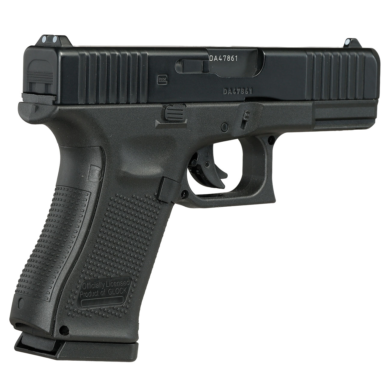 Glock 19 Gen. 5 Airsoft mit Metallschlitten CO2 NBB 6mm BB schwarz Bild 5