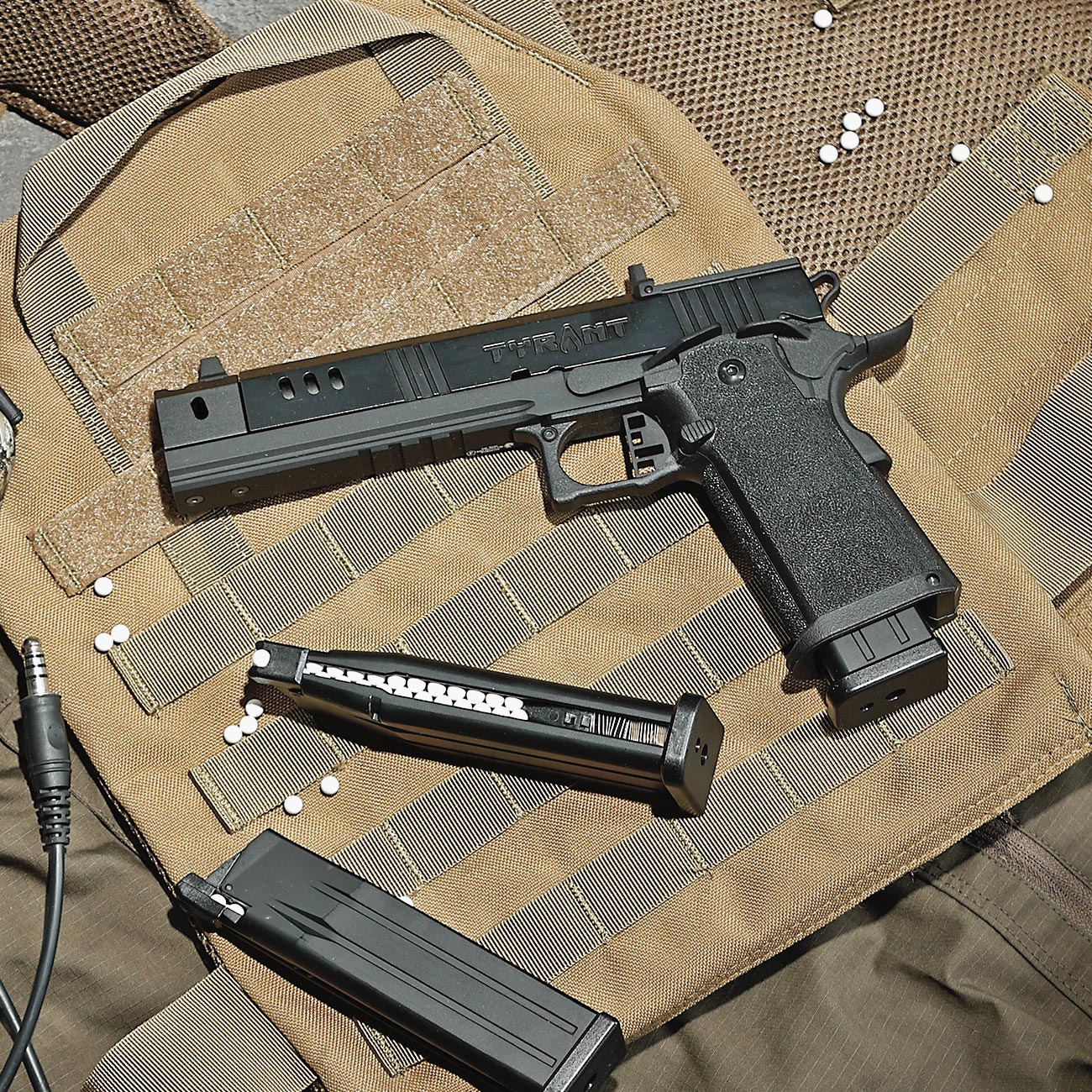 Modify Hi-Capa 6 Tyrant 2011 Prime Max Vollmetall GBB 6mm BB schwarz Bild 1