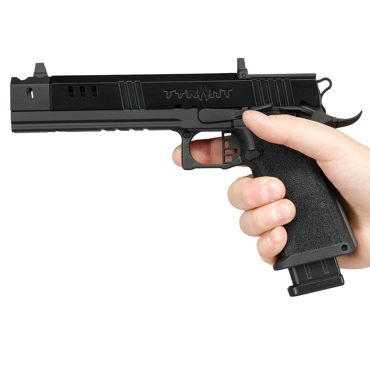 Modify Hi-Capa 6 Tyrant 2011 Prime Max Vollmetall GBB 6mm BB schwarz Bild 3