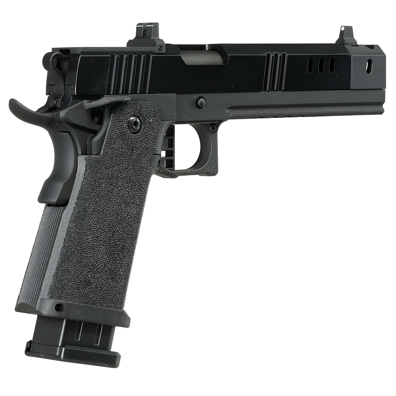 Modify Hi-Capa 6 Tyrant 2011 Prime Max Vollmetall GBB 6mm BB schwarz Bild 6